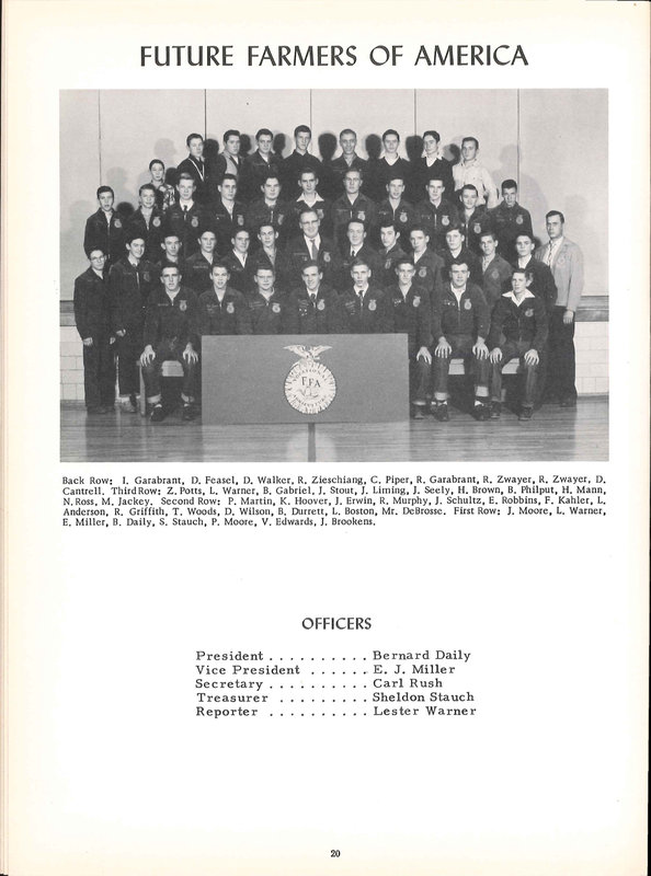 Big Walnut High School Yearbook. 1954: The Flame (p. 21)