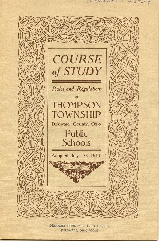 Course of Study Rules and Regulations of Thompson Township Delaware County, Ohio Public Schools (p. 1)