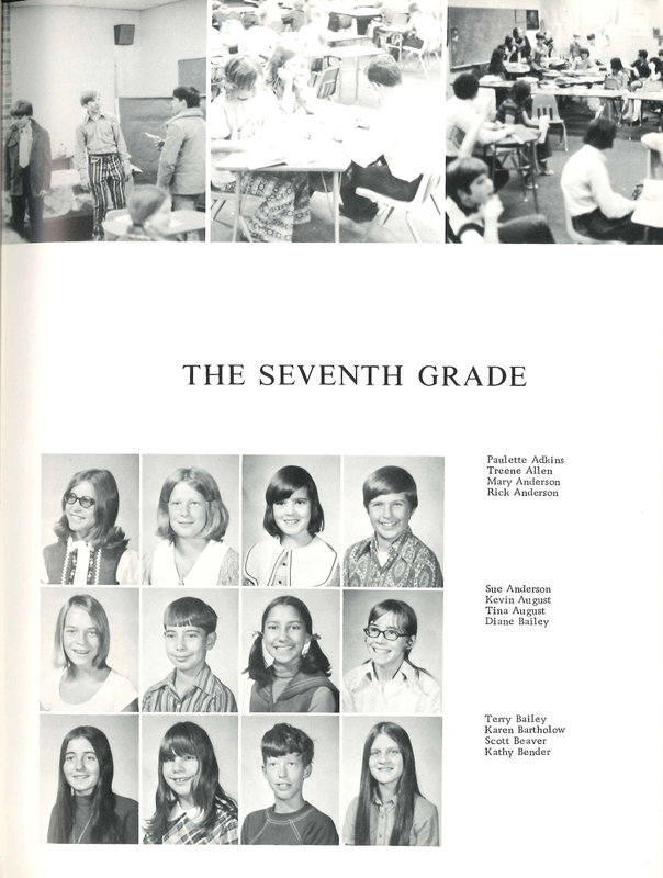 Big Walnut Elementary School. Galena, Harlem, Sunbury, Middle School. 1972-1973 (p. 71)