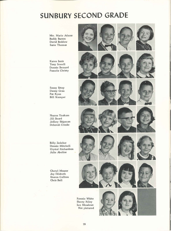 Big Walnut Elementary Schools. 1964: Harlem, Galena, Sunbury (p. 40)