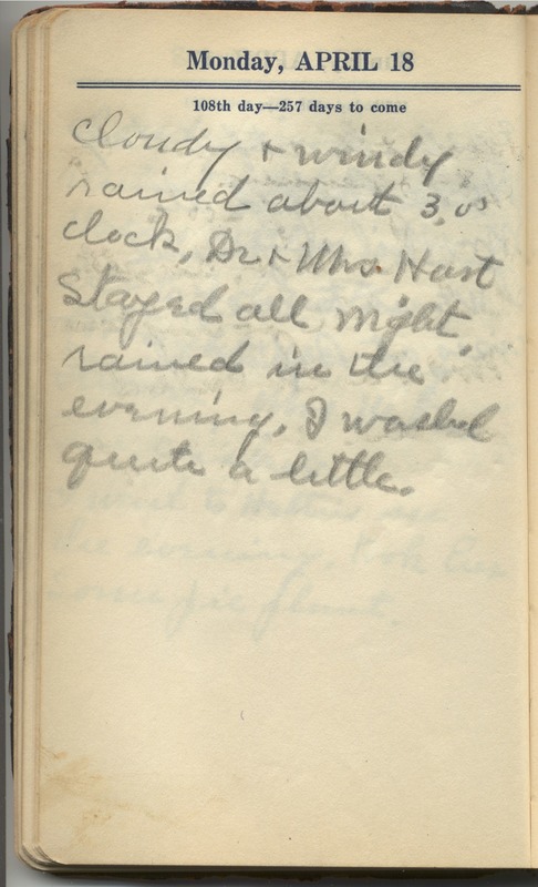 Roberta Hopkins' Diary 1927 (p. 114)