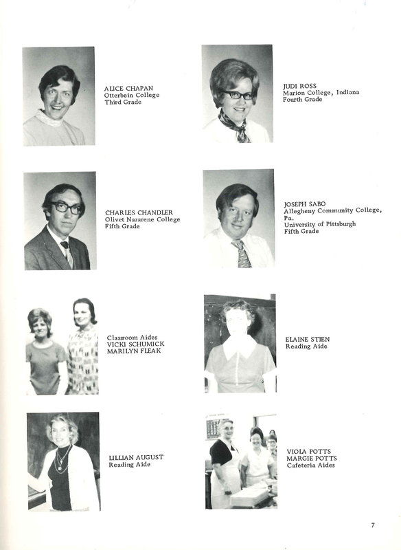 Big Walnut Elementary School. Galena, Harlem, Sunbury, Middle School. 1972-1973 (p. 9)