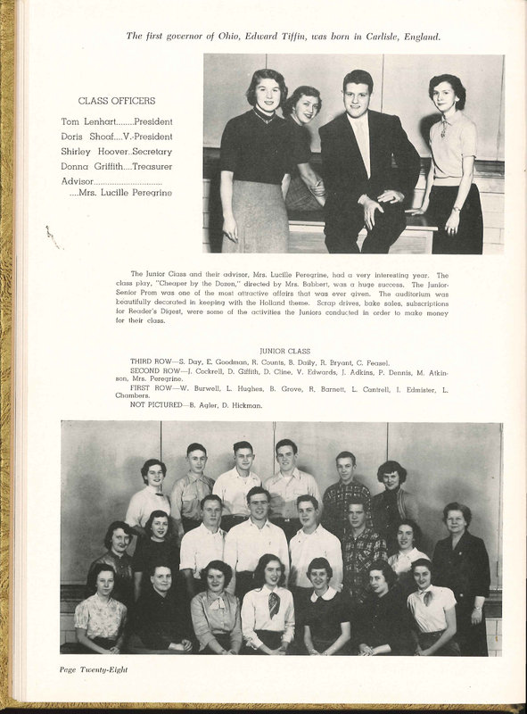 Big Walnut High School Yearbook. 1953: The Flame (p. 27)