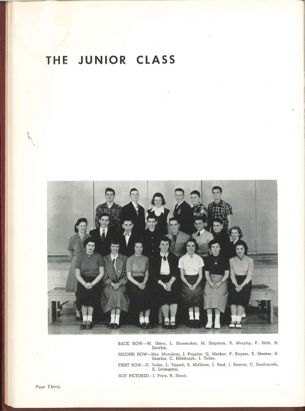 Big Walnut High School Yearbook. 1952: The Flame (p. 33)