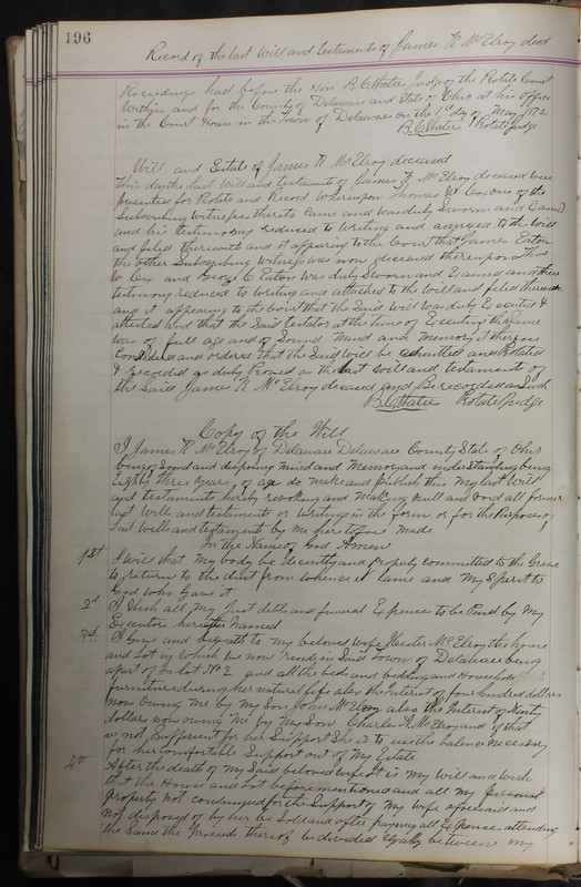 Delaware County Ohio Will Records Vol. 5 1869-1876 (p. 229)