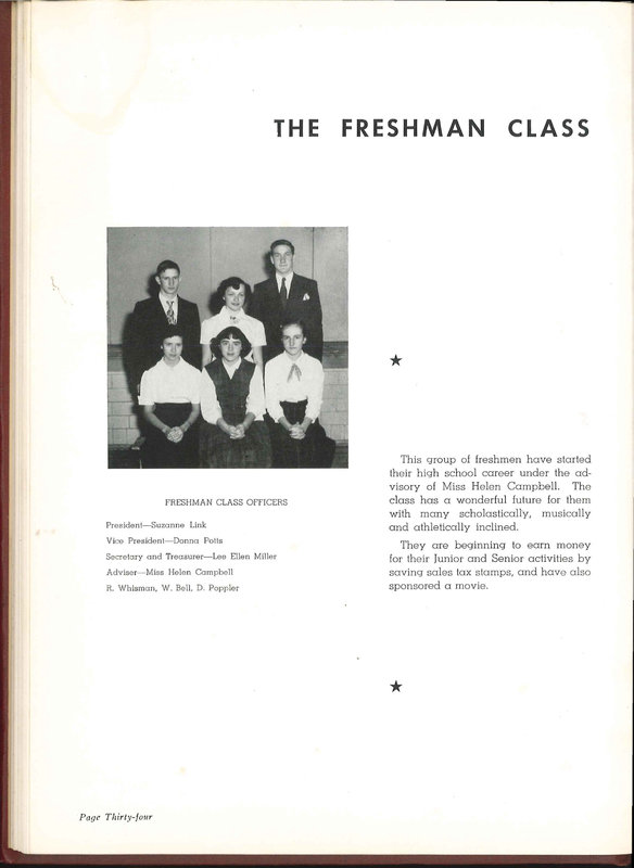 Big Walnut High School Yearbook. 1952: The Flame (p. 37)