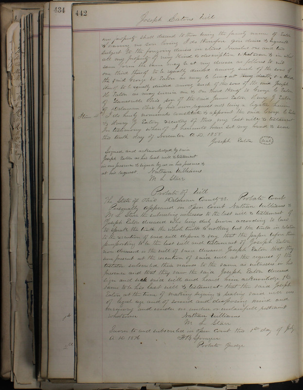 Delaware County Ohio Will Records Vol. 5 1869-1876 (p. 475)