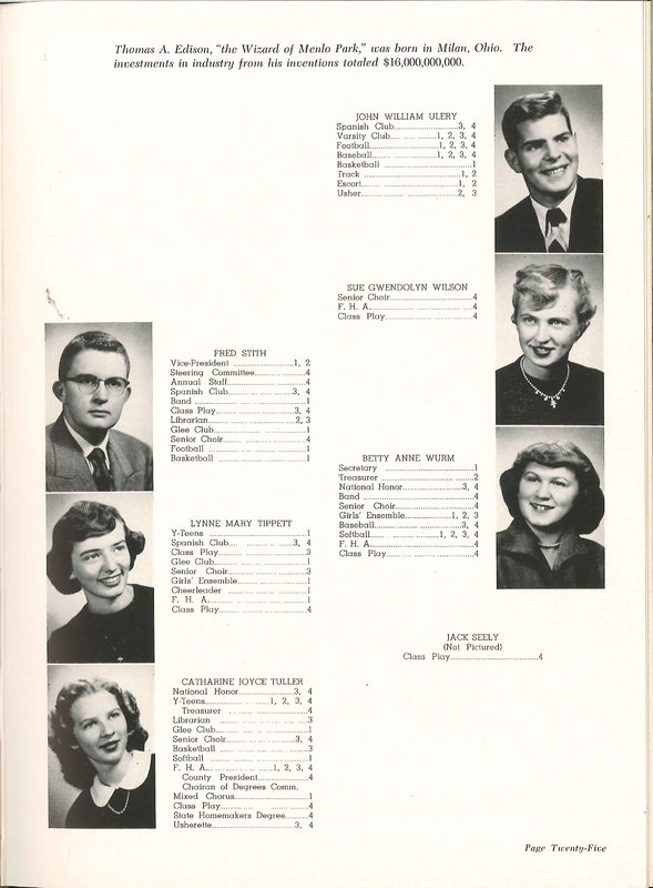 Big Walnut High School Yearbook. 1953: The Flame (p. 24)