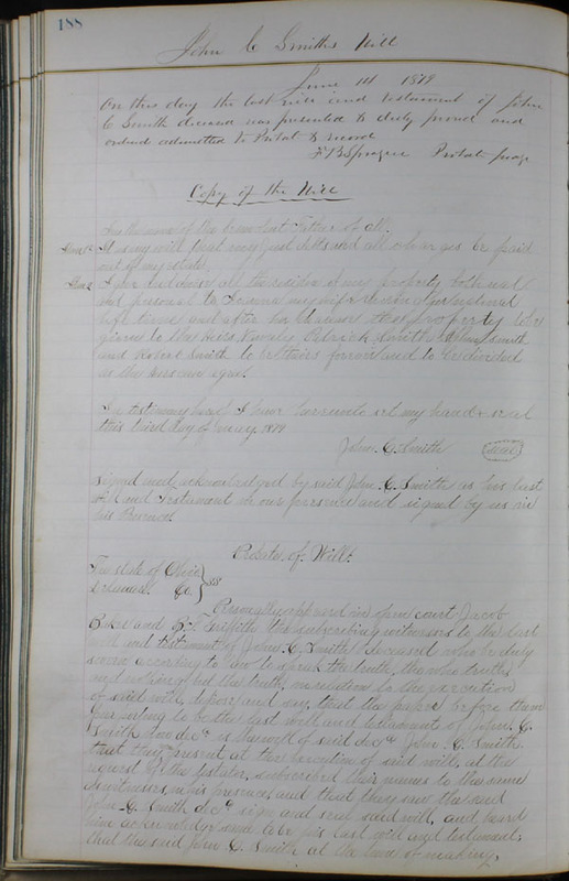 Delaware County Ohio Will Records Vol. 6 1876-1883 (p. 245)