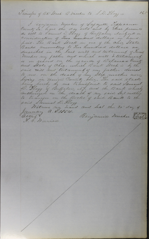 Delaware County Ohio Will Records Vol. 3 1850-1859 (p. 217)