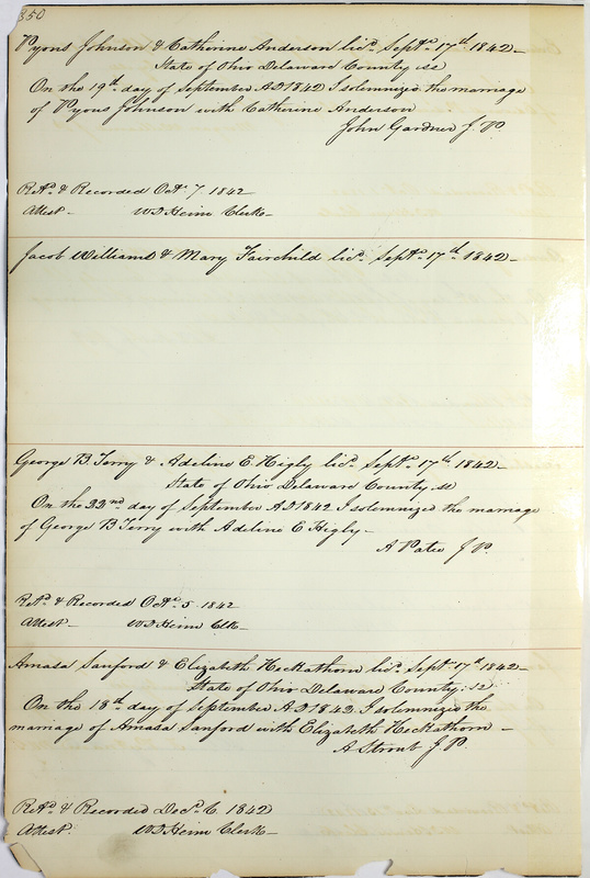 Marriage Records Vol.1 1835-1845 (p. 354)