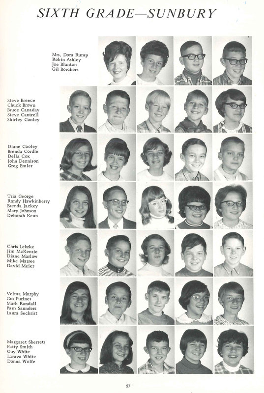 Big Walnut Elementary Schools, Nineteen Hundred and Sixty-nine. (p. 29)