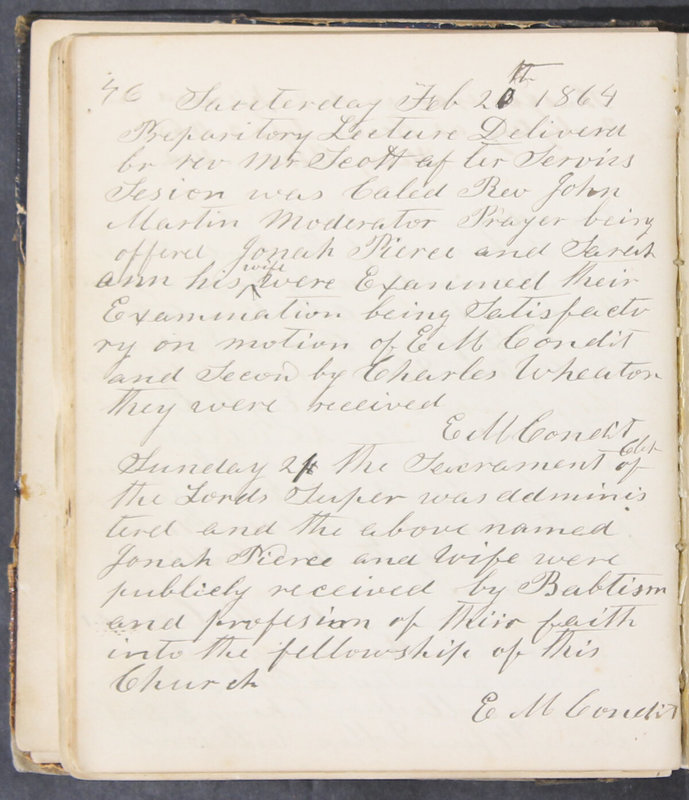 Sessional Records of the 1st Presbyterian Church of Trenton, Delaware Co., Ohio, 1831 (p. 52)