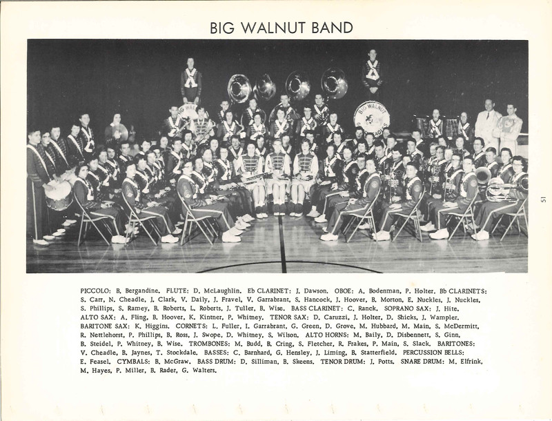 Big Walnut High School Yearbook. 1957: The Flame  (54)