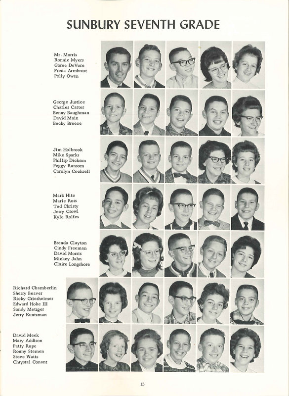 Big Walnut Elementary Schools. 1964: Harlem, Galena, Sunbury (p. 16)