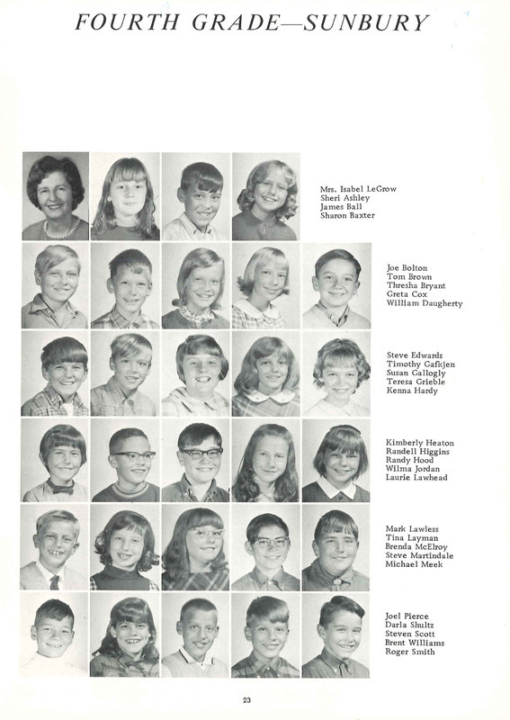 Big Walnut Elementary Schools, Nineteen Hundred and Sixty-nine. (p. 25)