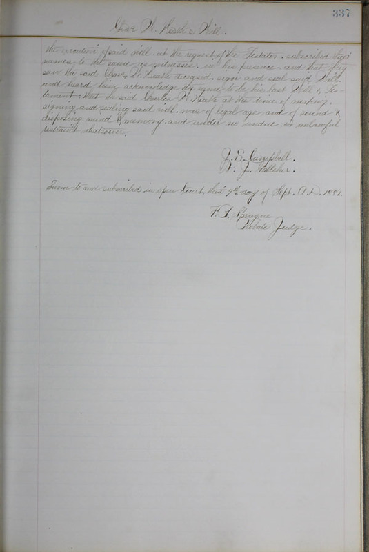 Delaware County Ohio Will Records Vol. 6 1876-1883 (p. 392)