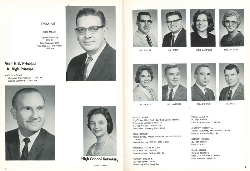 Big Walnut High School Yearbook. 1965: The Flame (p. 6)