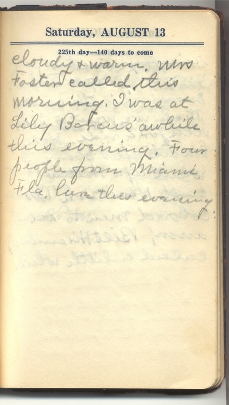 Roberta Hopkins' Diary 1927 (p. 231)