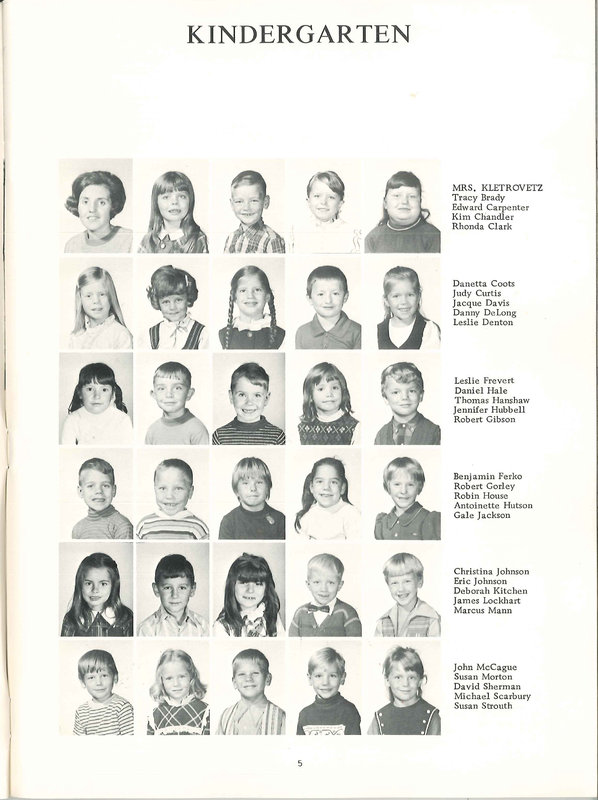 BWElementary Schools. Nineteen Hundred Seventy 0ne-Two. Galena, Harlem, Sunbury, Middle School. (p. 6)