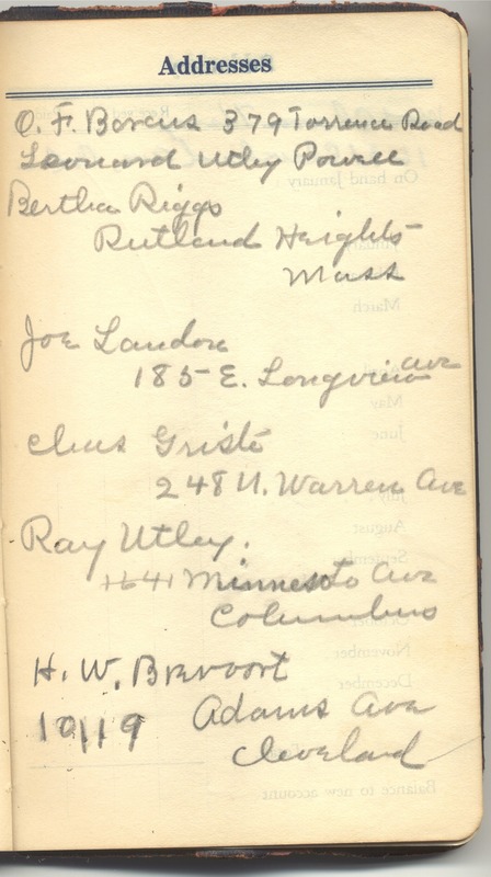 Roberta Hopkins' Diary 1927 (p. 379)