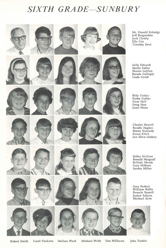 Big Walnut Elementary Schools, Nineteen Hundred and Sixty-nine. (p. 30)