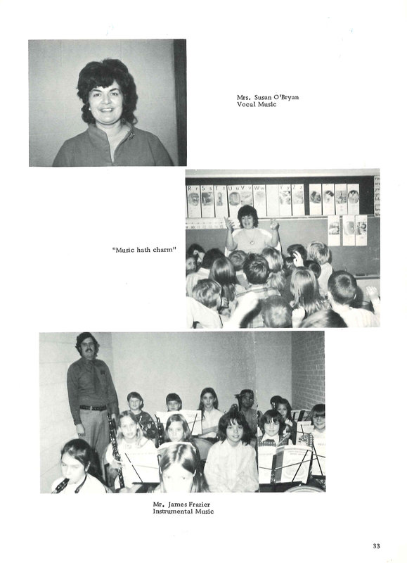 Big Walnut Elementary School. Galena, Harlem, Sunbury, Middle School. 1972-1973 (p. 35)