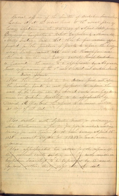 Record Book of Berkshire Township No. 2 1807-1843 (p. 80)