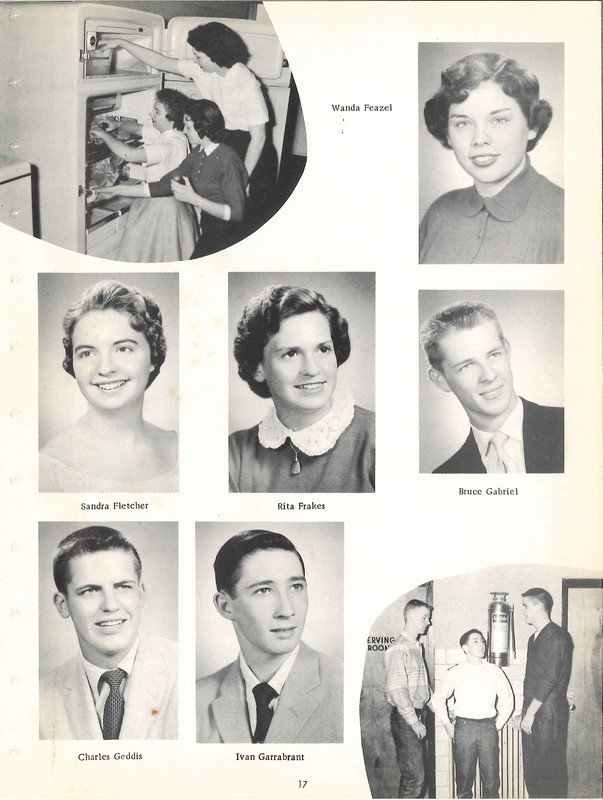 Big Walnut High School Yearbook. 1957: The Flame  (20)