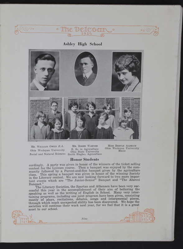 The Delcoan 1925. The annual yearbook of the twelve centralized schools of Delaware County (p. 13)