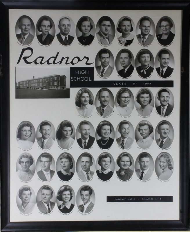 Radnor High School Senior Class Picture 1959