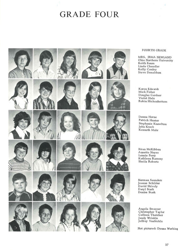 Big Walnut Elementary School. Galena, Harlem, Sunbury, Middle School. 1972-1973 (p. 39)