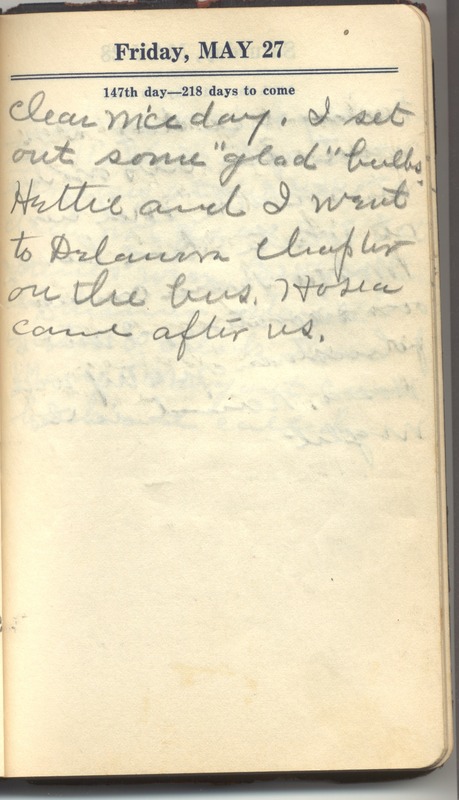 Roberta Hopkins' Diary 1927 (p. 153)