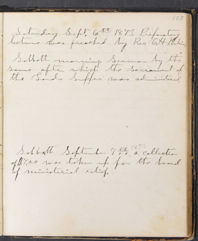 Sessional Records of the 1st Presbyterian Church of Trenton, Delaware Co., Ohio, 1831 (p. 113)