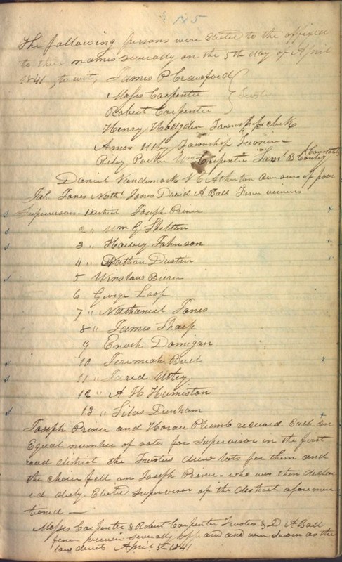 Record Book of Berkshire Township No. 2 1807-1843 (p. 129)