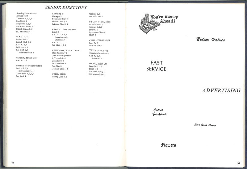 Big Walnut High School Yearbook. 1968: The Flame (p.87)