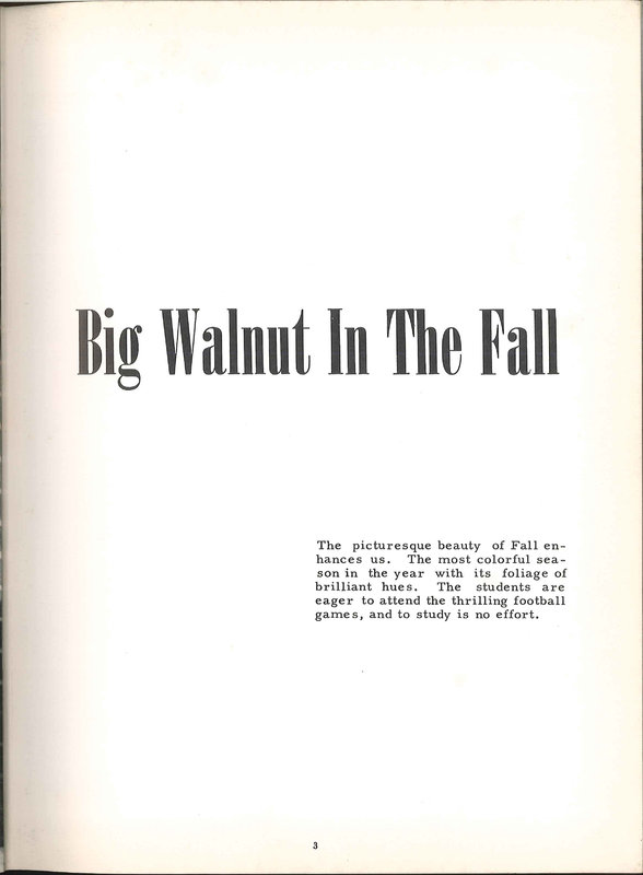 Big Walnut High School Yearbook. 1954: The Flame (p. 5)