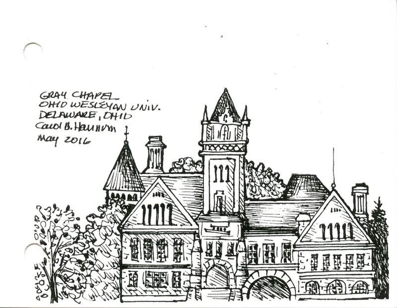 Remembering Ohio Wesleyan University: a sketchbook (p.6)