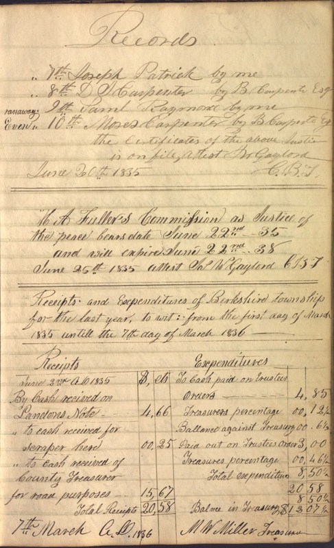 Record Book of Berkshire Township No. 2 1807-1843 (p. 59)