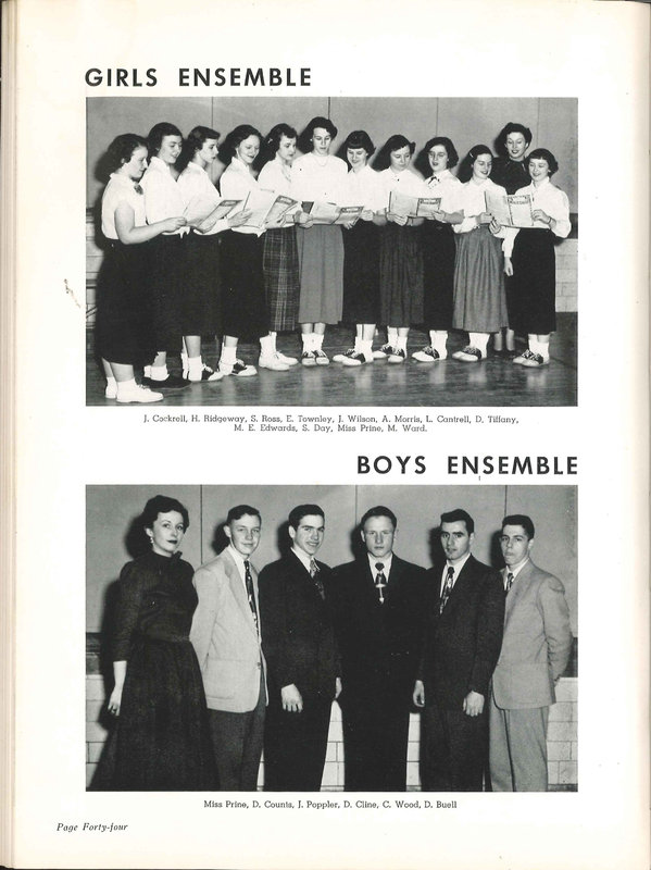 Big Walnut High School Yearbook. 1952: The Flame (p. 47)