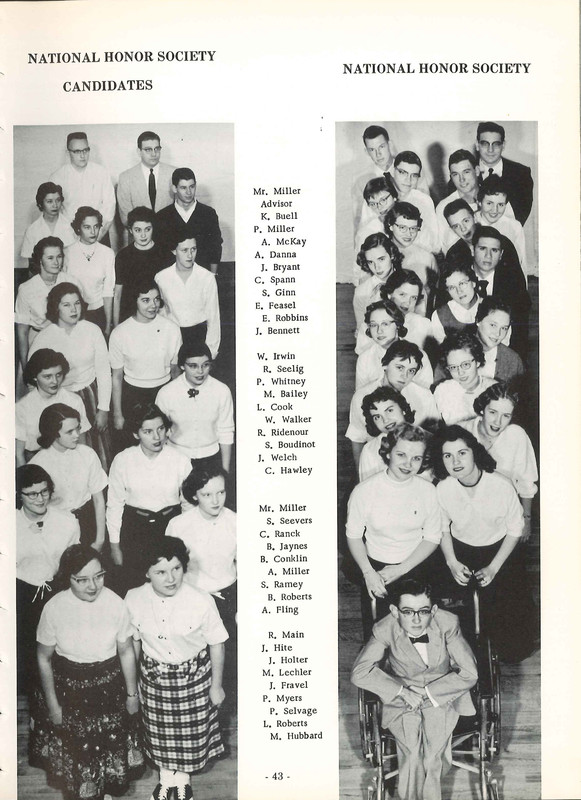 Big Walnut High School Yearbook. 1958: The Flame (46)