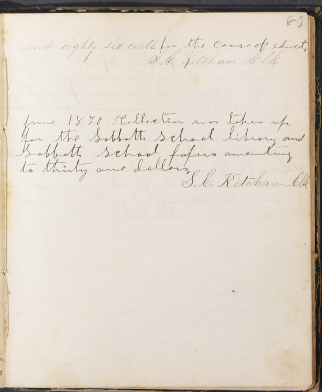 Sessional Records of the 1st Presbyterian Church of Trenton, Delaware Co., Ohio, 1831 (p. 89)