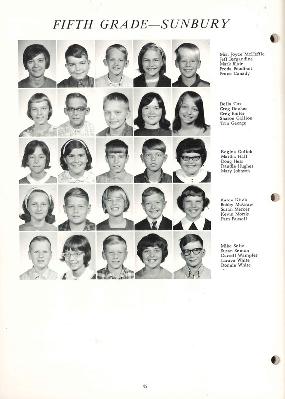 Big Walnut Elementary Schools, 1968. (p. 34)