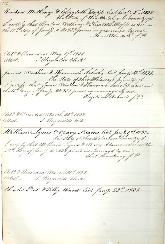 Marriage Records Vol.1 1835-1845 (p. 120)