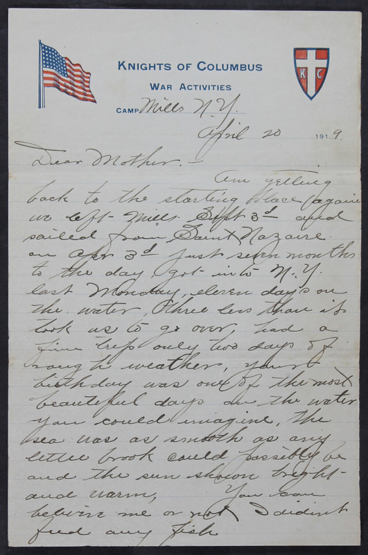 Charlie C. Bricker World War I Letters (p. 170)