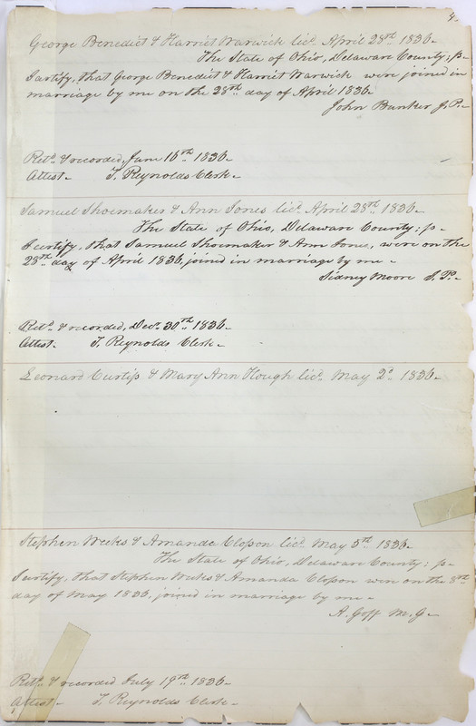 Marriage Records Vol.1 1835-1845 (p. 49)