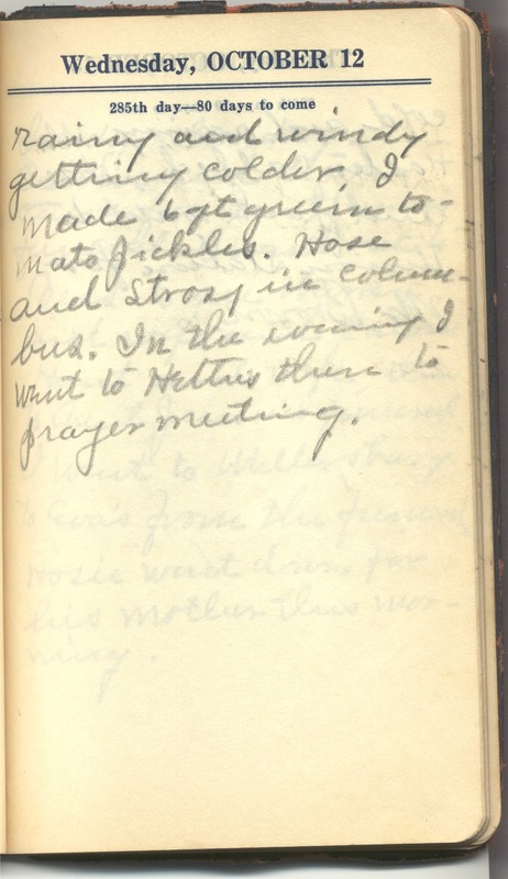 Roberta Hopkins' Diary 1927 (p. 291)