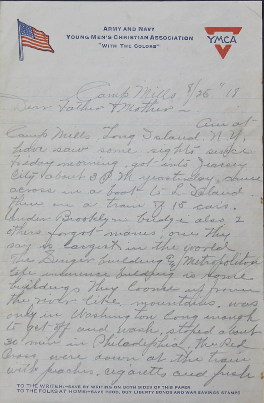 Charlie C. Bricker World War I Letters (p. 39)