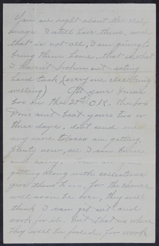 Charlie C. Bricker World War I Letters (p. 89)