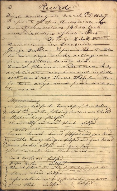 Record Book of Berkshire Township No. 2 1807-1843 (p. 26)